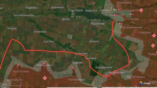 На Курахівському напрямку втрачено  Іллінку та Новодмитрівку - військовий оглядач