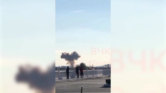 Ураження російських кораблів у Каспійському морі: момент влучання потрапив на відео