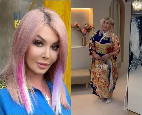 Ірина Білик показалася в Токіо й приміряла традиційне японське кімоно