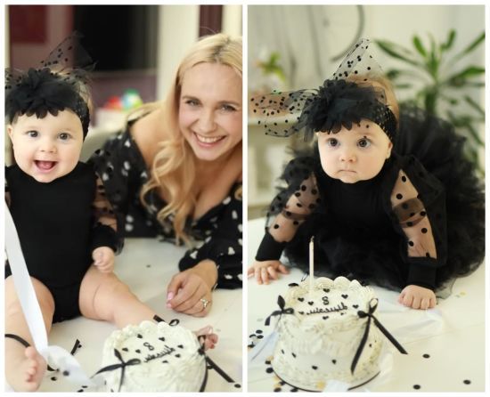 Лілія Ребрик одягла 8-місячну доньку в незвичний total black образ і розповіла про її зміни