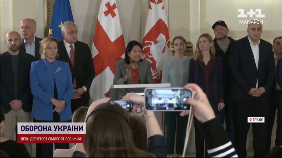 "Пряма провокація": Зурабішвілі прокоментувала готовність грузинських бійців з України підтримати протести