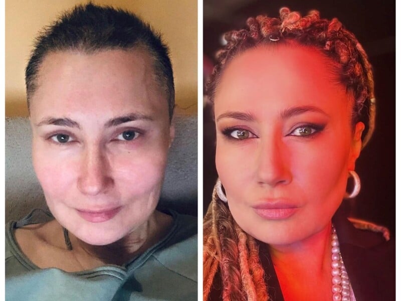 Від стрижки під нуль до дредів. Як змінювався імідж Мозгової. Фото