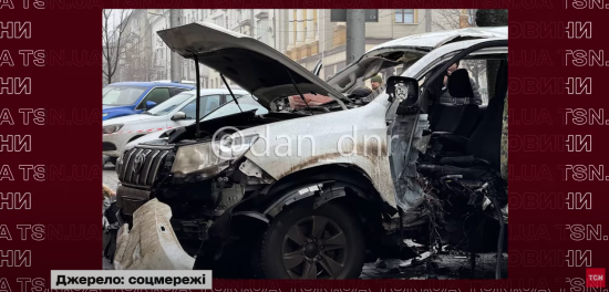 В Донецьку вибухнуло авто з начальником Оленівської колонії: що відомо