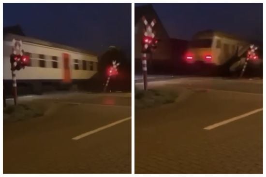 Автобус із дітьми евакуювали за лічені секунди до того, як потяг розірвав його навпіл – фото