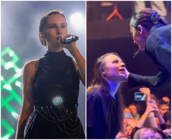 Відома українська співачка поцілувала дівчину із зали просто під час концерту
