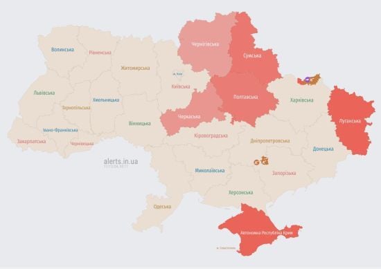 Росіяни знову випустили ударні безпілотники на територію України