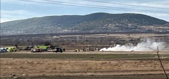 У Туреччині розбився військовий гелікоптер: усі загинули