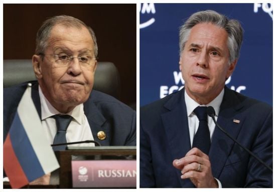 Блінкен з Лавровим влаштували публічну перепалку через Україну