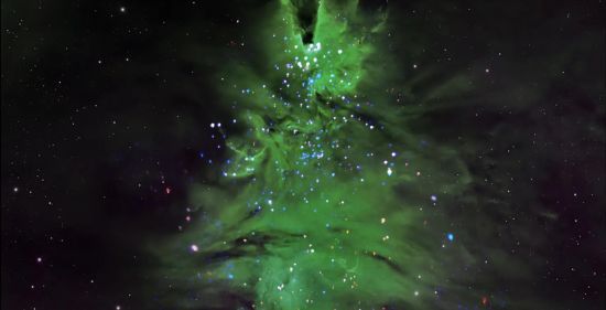 “Різдвяна ялинка” із молодих зірок: приголомшливе зображення NASA