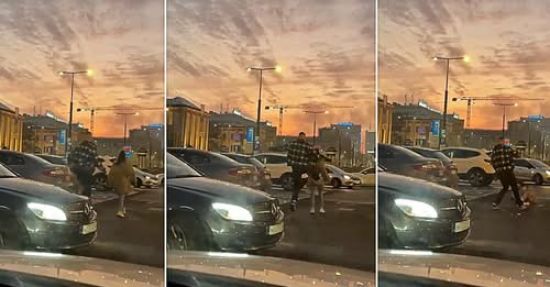 У Варшаві поляк жорстоко побив українку: вдарив кулаком в обличчя і копнув в спину (відео)