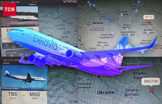 Над Україною знову помітили два пасажирські літаки з Білорусі: куди летіли і що відомо