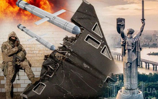 Атака на Київ: уламки дронів впали у п'яти районах