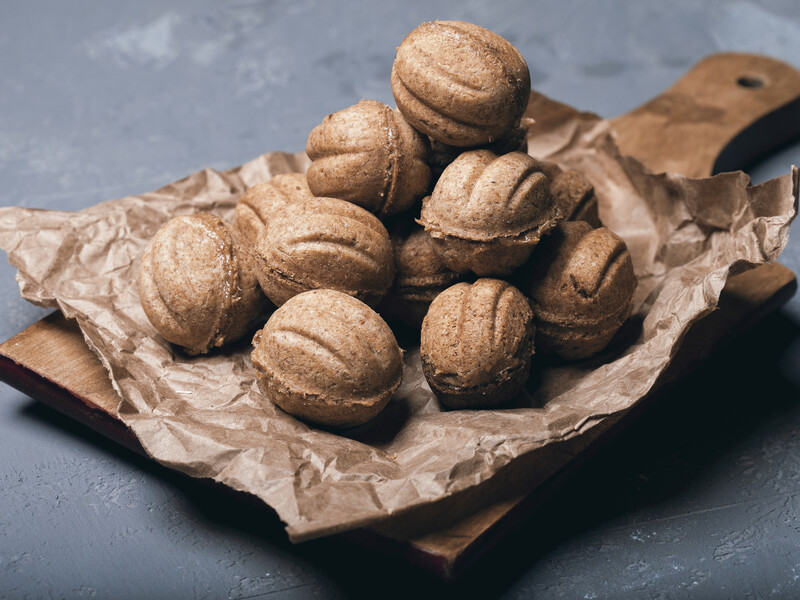 Рецепт горішків зі згущено-вершковим кремом від Глінської