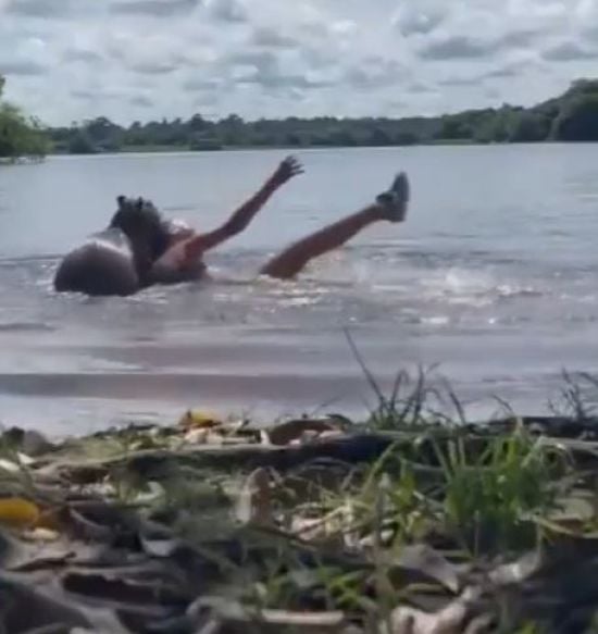 На жінку напав найбільший у світі гризун під час купання в озері – фото