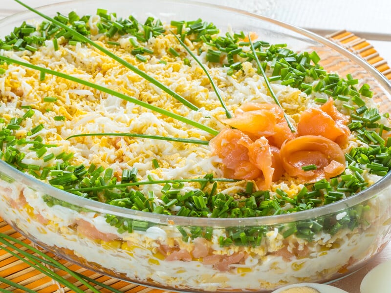 Приготуйте салат "Наречена" за цим рецептом – і він чудово підійде до святкового столу