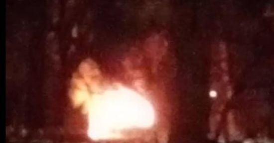 Диверсія в Донецьку: рух "АТЕШ" спалив військовий автомобіль окупантів