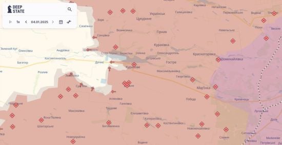 Де на фронті просунувся ворог: оновлена карта DeepState