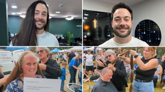 Чоловік і жінка обрізали довжелезне волосся, щоб зробити рекордні пожертви – фото до і після