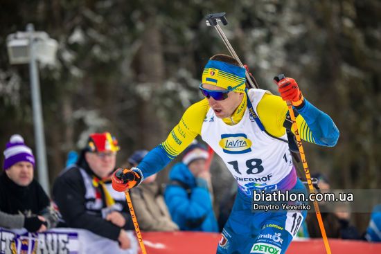 Підручний вдруге поспіль фінішував у квітковій церемонії на Кубку світу з біатлону в Обергофі