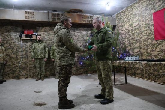 Сергій Дейнеко зустрів Новий рік із прикордонниками на фронті