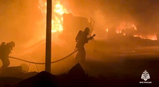 РФ атакували дрони: в одній з областей горить завод