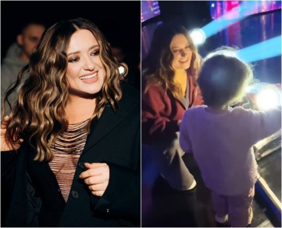 Могилевська вперше вивела 4-річну доньку на сцену та познайомила із зірками
