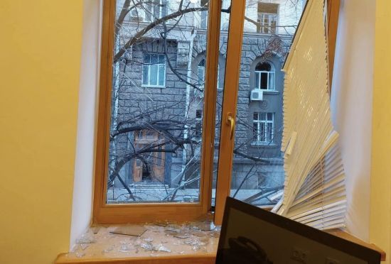 Російська атака пошкодила будівлі Верховної Ради