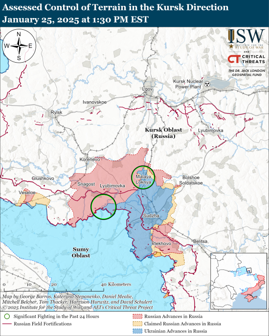 Чи є просування росіян у Курській області: звіт ISW