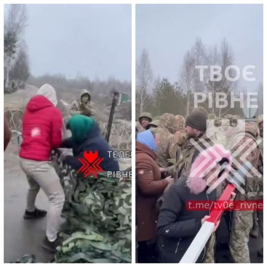 Біля кордону з Білоруссю люди заблокували дорогу: що вимагали (відео) Біля кордону з Білоруссю люди заблокували дорогу: що вимагали (відео)