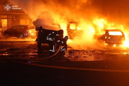 Удар по Сумах: з’явилося жахливе відео влучання "Шахеда"