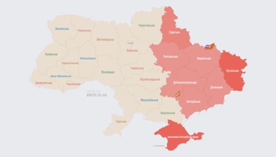 У низці областей повітряна тривога: що відомо