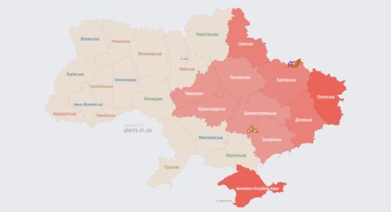 У низці областей лунає повітряна тривога: що відомо