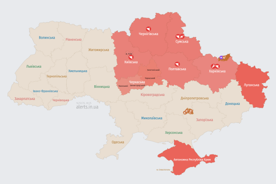 Ворожі БпЛА атакують Україну: названо напрямок руху