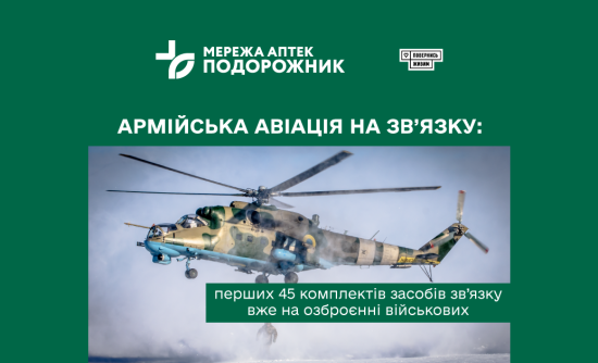 Армійська авіація на зв’язку: перших 45 комплектів засобів зв’язку вже на озброєнні військових