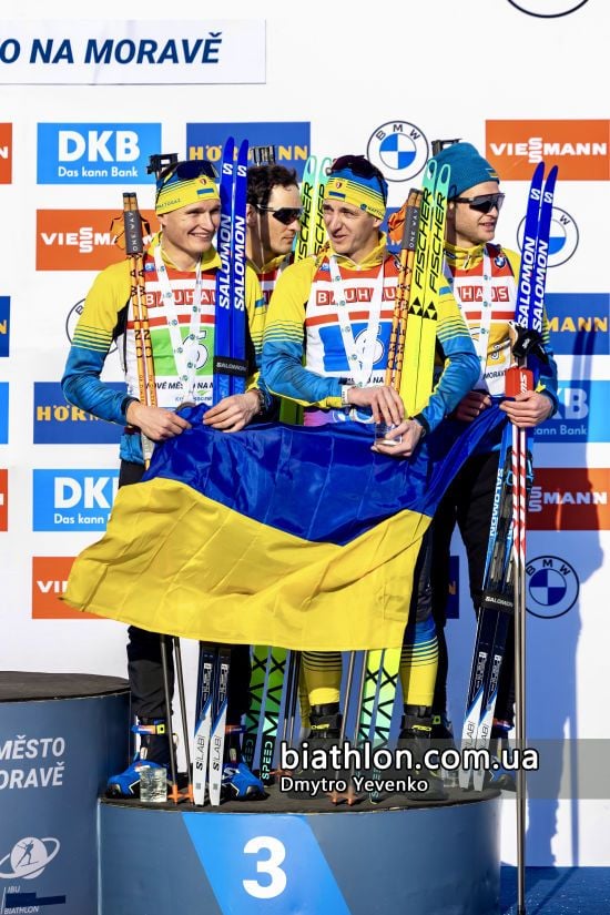Чоловічу збірну України визнали найкращими біатлоністами етапу Кубка світу в Нове-Мєсто