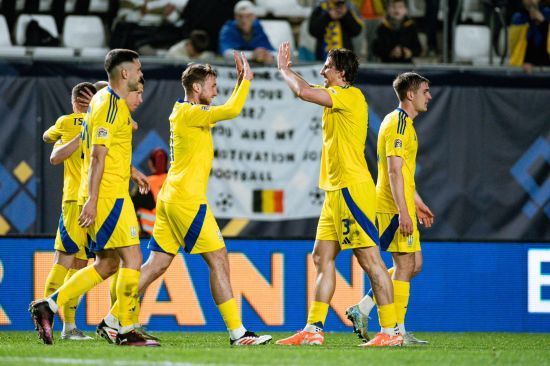 Збірна України оголосила заявку на матч-відповідь проти Бельгії за вихід до еліти Ліги націй