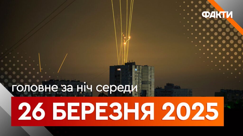 Головні події ночі 8 березня: атака дронів на Кривий Ріг та вибухи в Охтирці