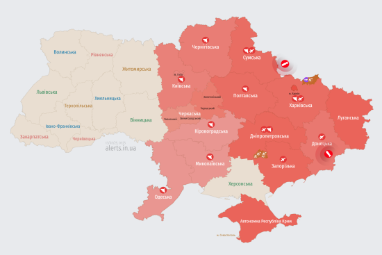 Росія атакує Україну ударними БпЛА: куди прямують цілі