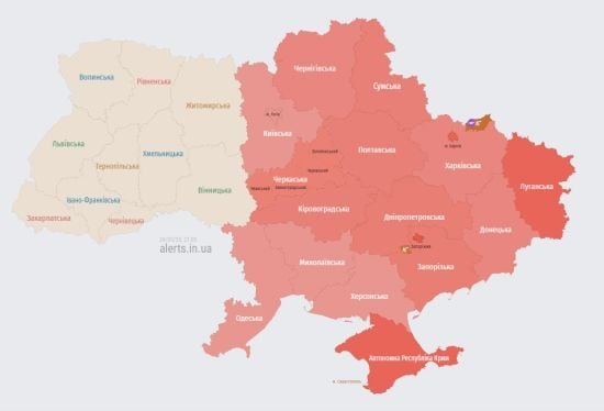 У низці областей України оголосили повітряну тривогу: де є небезпека