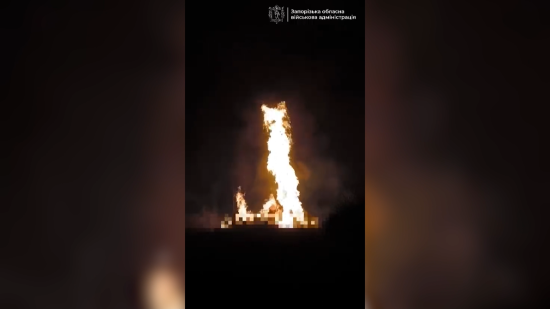 Через удар російського безпілотника на Запоріжжі можливі перебої з постачанням газу і тепла