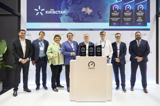 Київстар отримав відзнаку Speedtest Awards від Ookla на Mobile World Congress у Барселоні