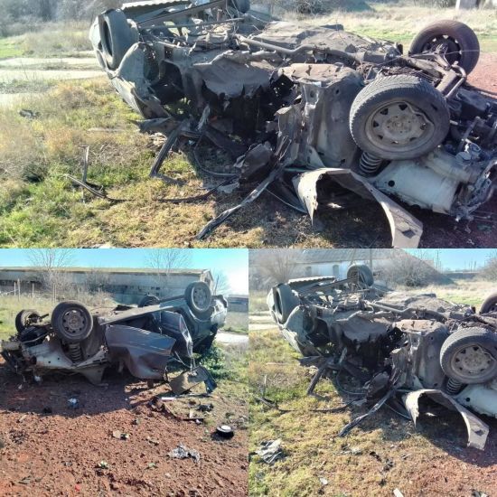 У тимчасово окупованому Скадовську вибухнув автомобіль з двома російськими офіцерами