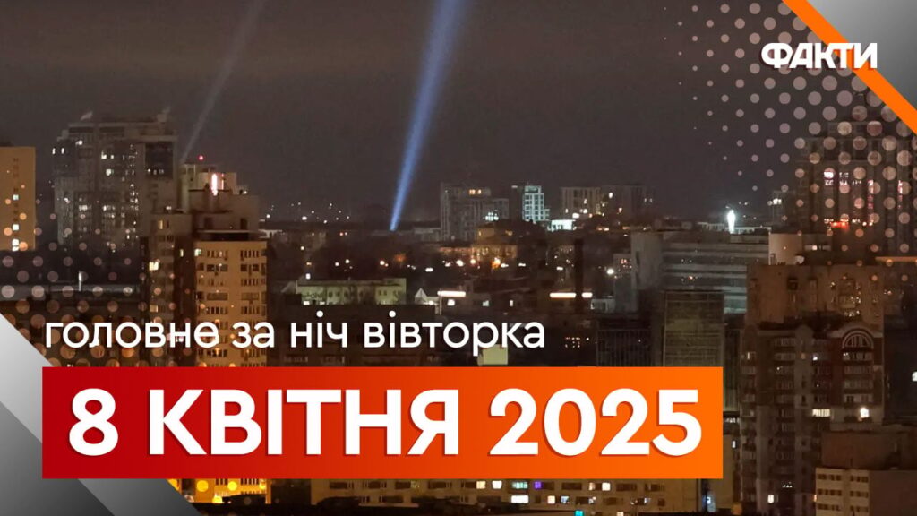 Новини ночі 8 квітня: вибухи у Харкові та ситуація під Покровськом