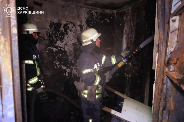 Харків: у 12-поверхівці сталася пожежа, врятовано 15 людей