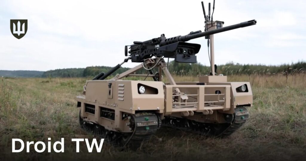 Droid TW: Міноборони представило бойового робота, який допомагає нищити ворога