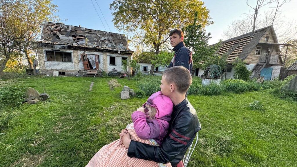 На Київщині через атаку БпЛА постраждало подружжя з трьома дітьми