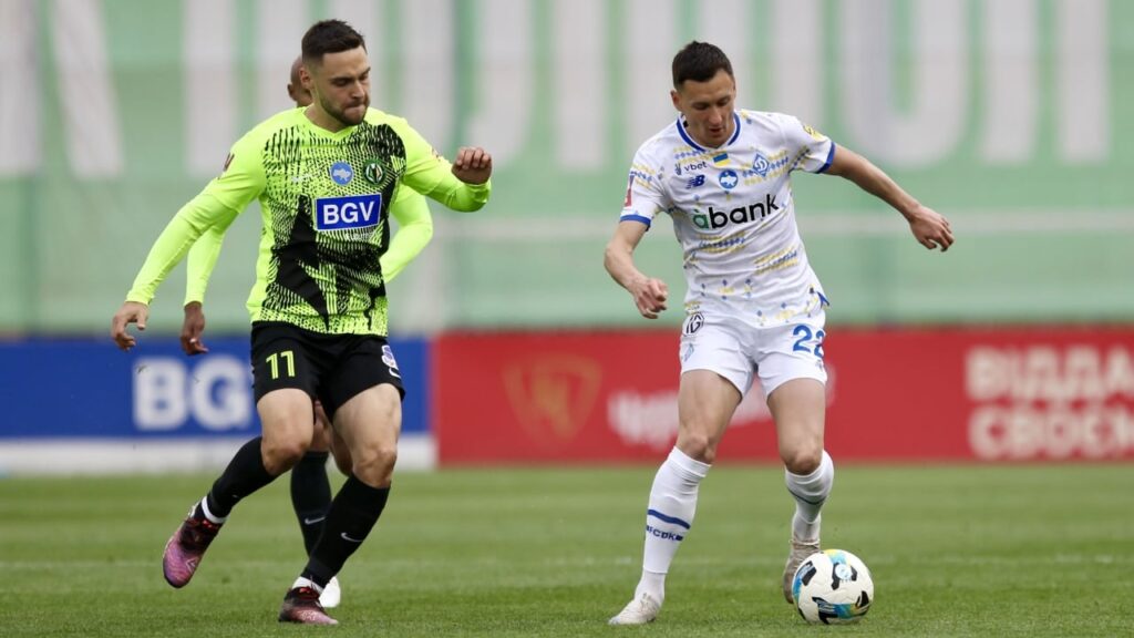 Динамо не вдалося обіграти Полісся у центральному матчі 28 туру УПЛ