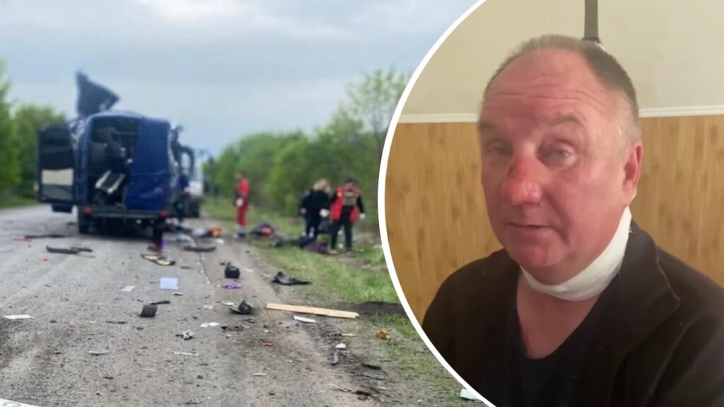 Не знаю навіть, як я встав: водій про перші хвилини після удару по маршрутці на Сумщині