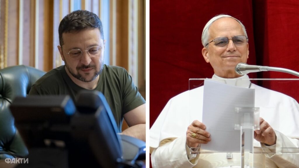 Зеленський уперше поговорив із Папою Левом XIV і запросив його в Україну