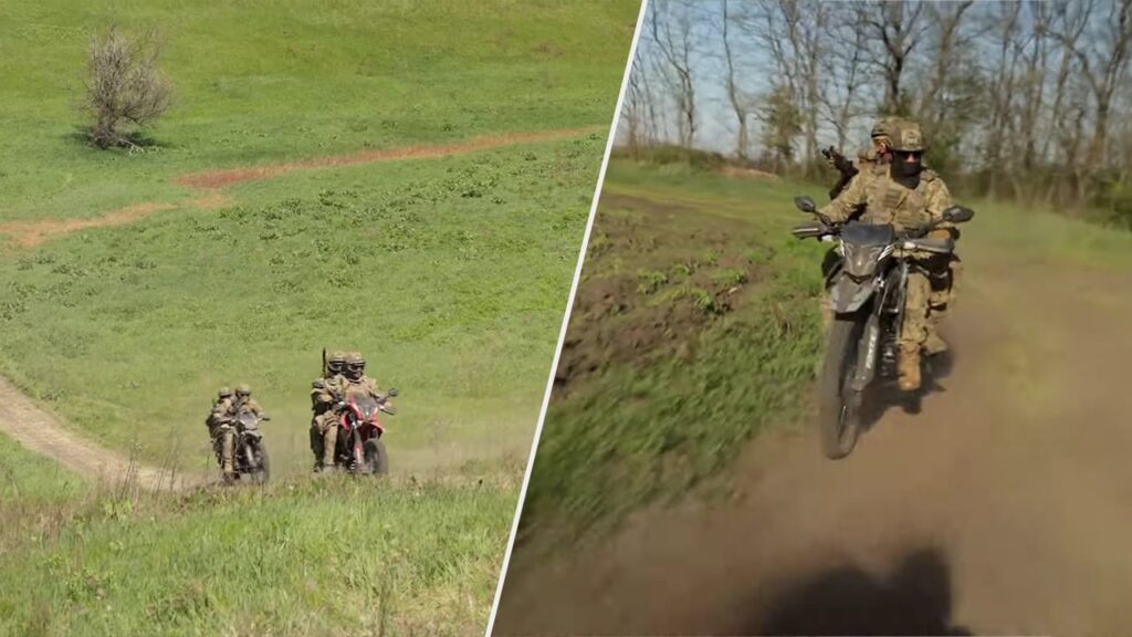 У ЗСУ сформували першу штурмову мотоциклетну роту в складі полку Скала У ЗСУ сформували першу штурмову мотоциклетну роту в складі полку Скала